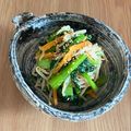 ★ころんたん★'s cooksnap of when they made 簡単副菜☆もやし人参小松菜のナムル.