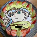 i☆can's cooksnap of when they made 生クリームでお手軽キャラケーキ！！.
