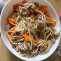 ふくもも's cooksnap of when they made 簡単！豚もやしのにんにく醤油炒め.