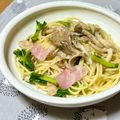 なおミール's cooksnap of when they made きのことベーコンの白だしパスタ.