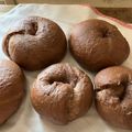 きゃろぽて's cooksnap of when they made ふわふわもっちりココアベーグル.