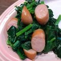 こつゆ514's cooksnap of when they made お弁当に～ほうれん草とウインナー炒め.