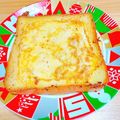 プー♡'s cooksnap of when they made 簡単フライパンでたまごチーズトースト.