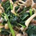seesaa♪'s cooksnap of when they made ■ほうれん草としめじのおひたし■.