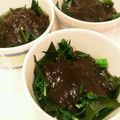 82tarou's cooksnap of when they made アサツキとワカメの酢味噌和え.