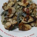さやみm's cooksnap of when they made れんこんと鶏もも肉のガーリック炒め.