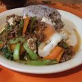 big_pig's cooksnap of when they made チンゲンサイとひき肉のピリ辛丼.