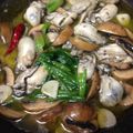 ゆすひと's cooksnap of when they made 牡蠣＆ほうれん草のアヒージョ☆.