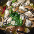 ゆすひと's cooksnap of when they made 牡蠣＆ほうれん草のアヒージョ☆.