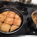 めろんぱん２５'s cooksnap of when they made 鶏ミンチの油揚げ包み焼き☆和風あんかけ.