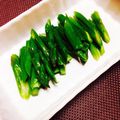 あろわな's cooksnap of when they made グリーンアスパラの昆布〆.