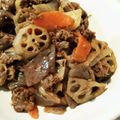 mufuron's cooksnap of when they made 牛肉と蓮根のバルサミコ炒め.