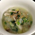 勇者ふみん's cooksnap of when they made 卵としめじと豆腐とはるさめとニラのスープ.