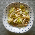 UMAe's cooksnap of when they made 白菜と油揚げとエリンギの煮浸し.