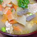 たんぽぽみーちゃん's cooksnap of when they made 時短。コクうま豚汁とけんちん汁.