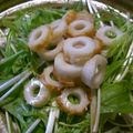 チョビ～☆'s cooksnap of when they made 水菜のさっぱり☆ちくわサラダ♪♪.