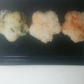 ちなつのママ's cooksnap of when they made キャラ弁❤型抜きでニ色おにぎり❤.