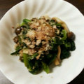 　まゆ's cooksnap of when they made 小松菜と きのこの 簡単 お浸し＊゜.