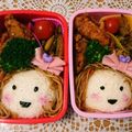 yukari527's cooksnap of when they made 簡単♪焼きそばヘアーの女の子のお弁当☆.