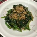 まゆまわた's cooksnap of when they made ホウレン草のごま和え☆簡単一品お弁当にも.