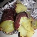 アメリカ人の日本人's cooksnap of when they made 簡単☆フライパン＆ホイルで石焼き芋風.