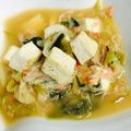 ひらつん家's cooksnap of when they made 長ネギとろとろ✿豆腐とカニカマの中華煮.