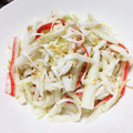 ayaakari's cooksnap of when they made 大根&カニかまのおかかマヨ和え.