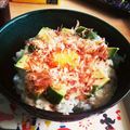 yk★'s cooksnap of when they made 混ぜるだけ☆アボカド納豆豆腐丼.