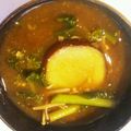 ささなお's cooksnap of when they made 菜の花とさつま芋の味噌汁.