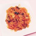 Yuna0319's cooksnap of when they made 白滝で♡最高スパゲッティ.