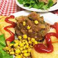 なちとん's cooksnap of when they made 皆大好き【ハンバーグ★和風おろしソース】.