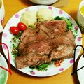 ストロベリーミント's cooksnap of when they made 簡単なのに美味しいローストビーフ♡.
