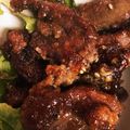 クックN33K28☆'s cooksnap of when they made 豚ハツの甘辛カリカリ♪サラダ.