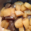 ムーヒツジ's cooksnap of when they made 大根とこんにゃくと豚肉の煮物風炒め.