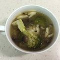 クックA33A98☆'s cooksnap of when they made しめじとブロッコリーのおろし生姜スープ.
