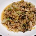 きんさんぎんさん's cooksnap of when they made 白菜のしん・余りで一品.