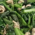 料理作造's cooksnap of when they made 簡単！ほうれん草と豚肉の炒め.
