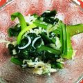 Ichisumi's cooksnap of when they made ジャコ入り小松菜と切り干しのハリハリ漬け.