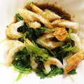 komasan♪'s cooksnap of when they made 三つ葉とちくわのごま和え★.