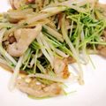し～さぁ～'s cooksnap of when they made 豚肉と豆苗ともやしのオイスター炒め.