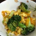 だっち＊'s cooksnap of when they made かぼちゃとブロッコリーの卵とじ.