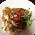 Hussyuki's cooksnap of when they made エコ調理で簡単絶品♪鶏胸肉の棒棒鶏♬.