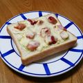 msft5632's cooksnap of when they made *ホットドッグ風トースト*.