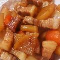 ももgon's cooksnap of when they made 豚バラかたまり肉と大根の煮物.