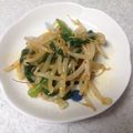 kazDADA's cooksnap of when they made 簡単！美味しい！やみつきピリ辛もやし.