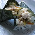 ちょぽまま's cooksnap of when they made 鶏みそ♡根菜手巻き寿司.