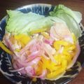 RYK1205's cooksnap of when they made ♥塩レモンで♪鶏むね肉とパプリカ炒め.