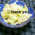 陽翔mam 's cooksnap of when they made キャベツとツナのさっぱり胡麻和え♪.