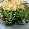 evo4hiro's cooksnap of when they made 小松菜＆もやし＆卵のあんかけ.