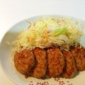 ☆ようママ☆'s cooksnap of when they made 鶏つくねの照焼き生卵黄.